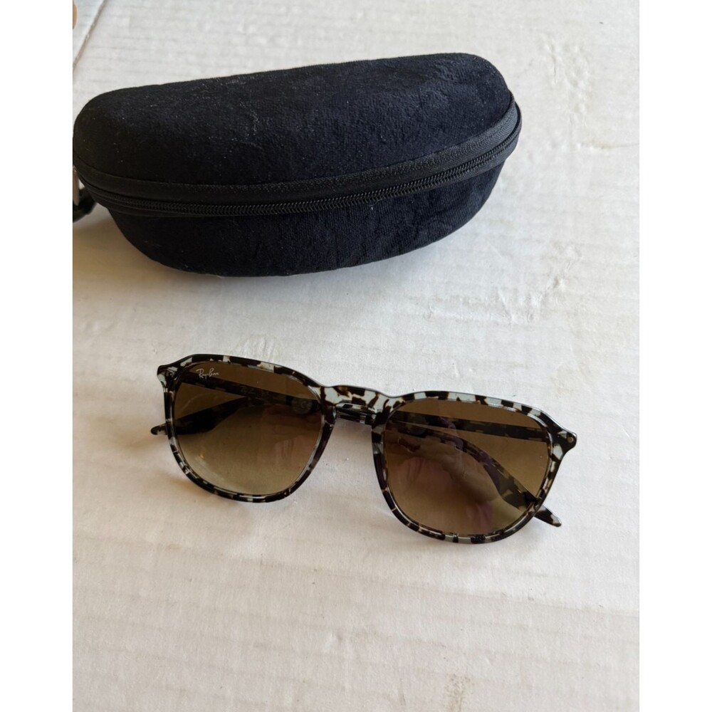 NWOT  Ray Ban RB2203 Brown Gradient Square Unisex Sunglasses